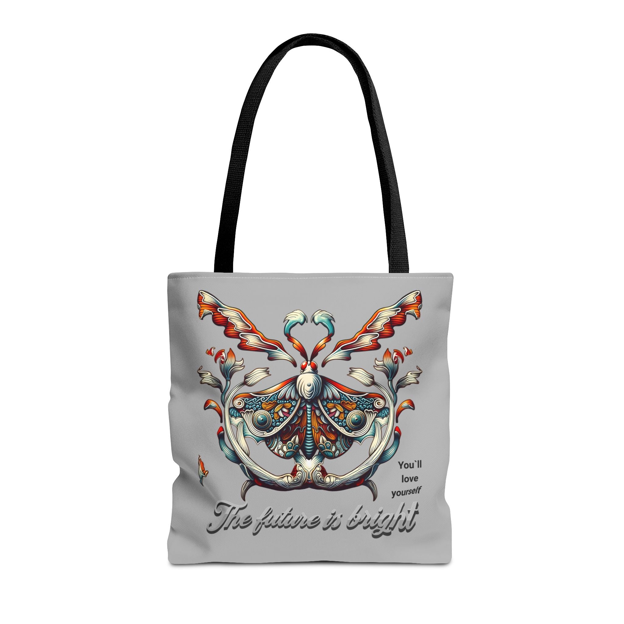 Tote Bag — 'The Future Is Bright' Decorative Butterfly Tote