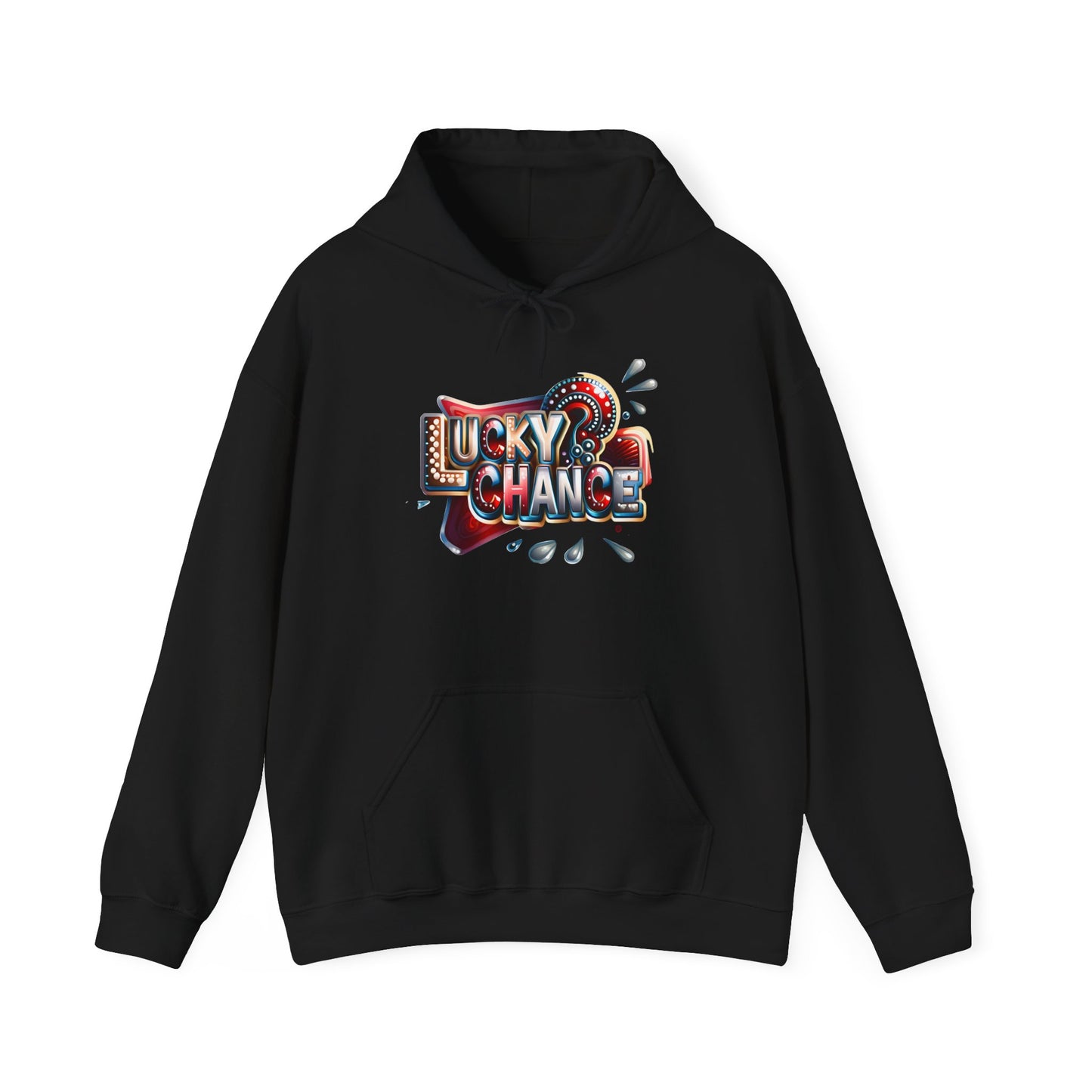 Lucky Chance Hooded Sweatshirt | Cozy Comfort, Unisex Hoodie, Perfect for Casual Outings, Great Gift for Birthdays, Lucky Charm Apparel