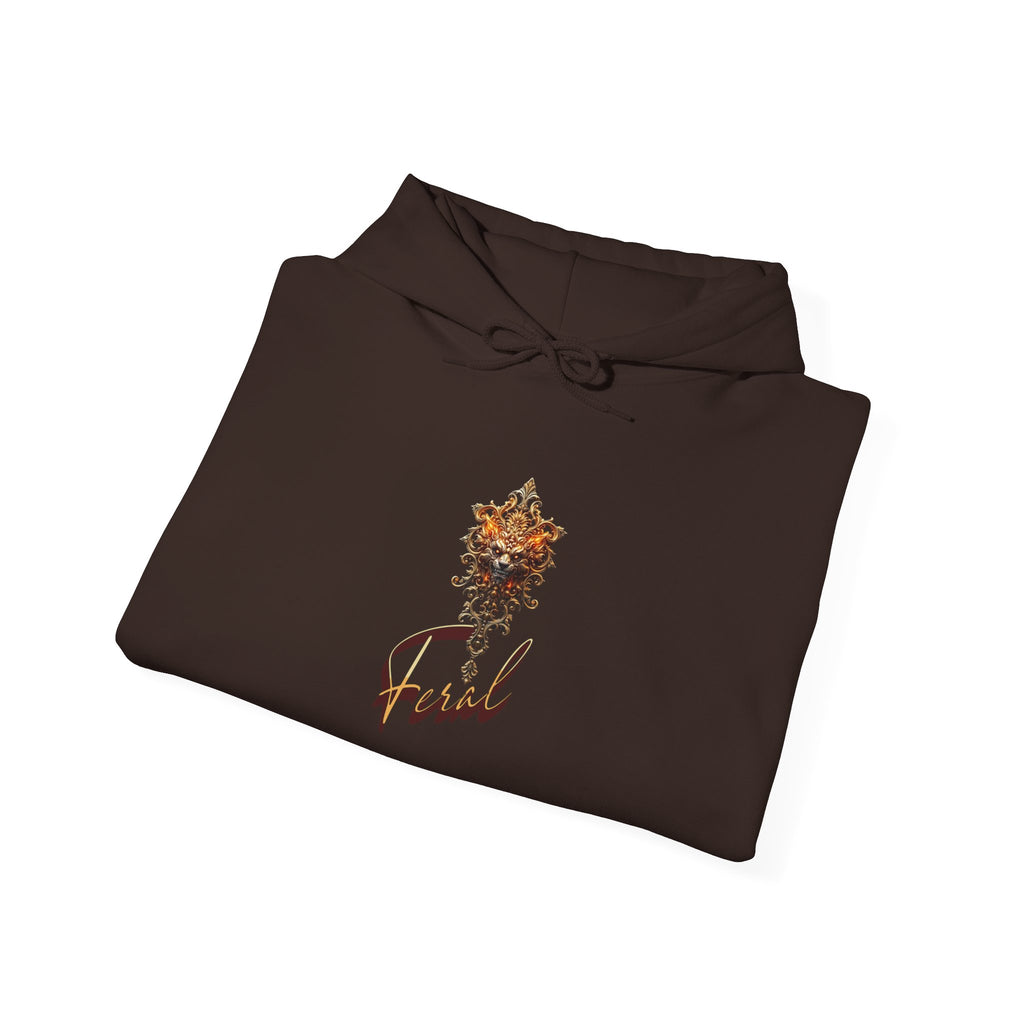 Leo Pride Hoodie — Gold Lion Art "Be Fierce" Sweatshirt