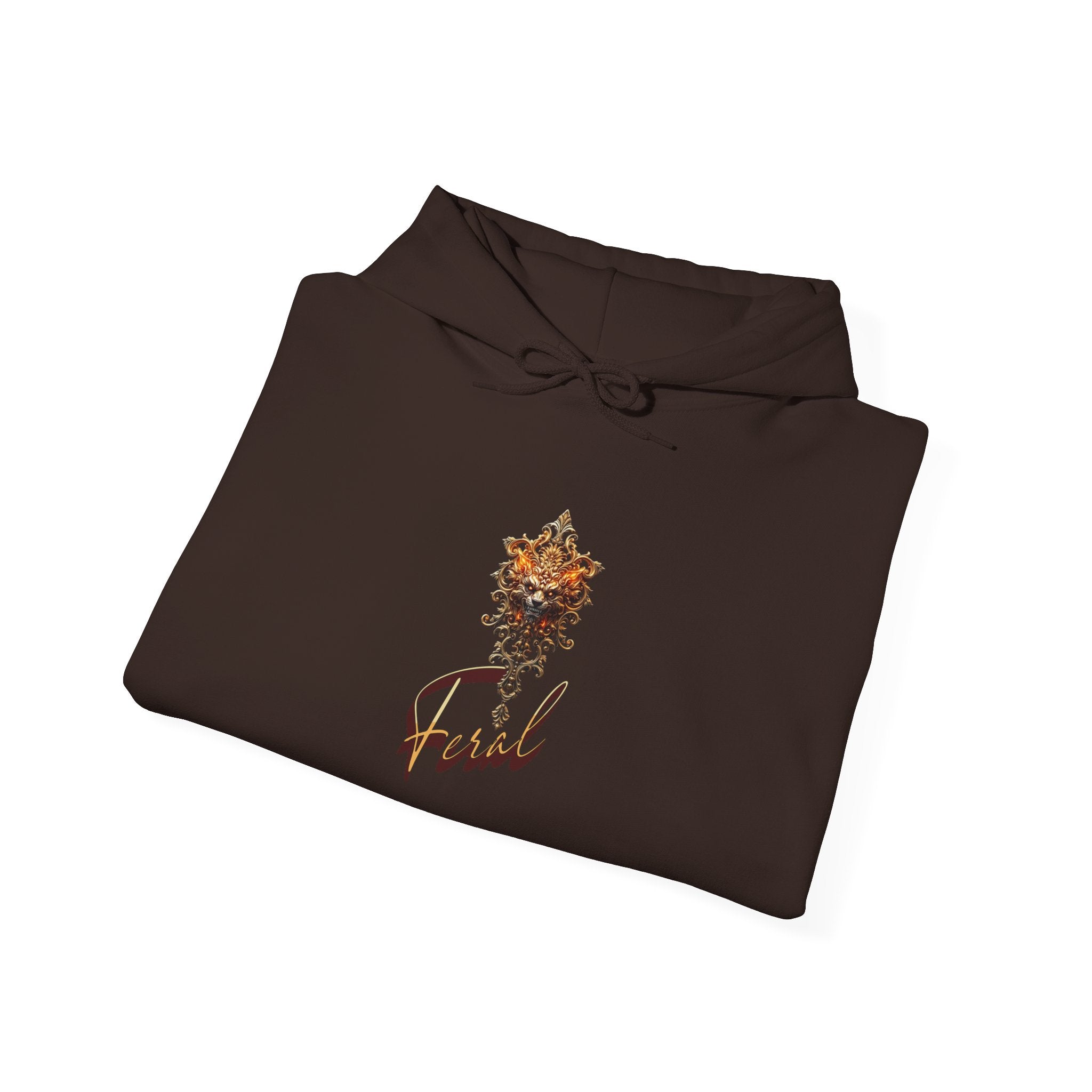 Leo Pride Hoodie — Gold Lion Art "Be Fierce" Sweatshirt