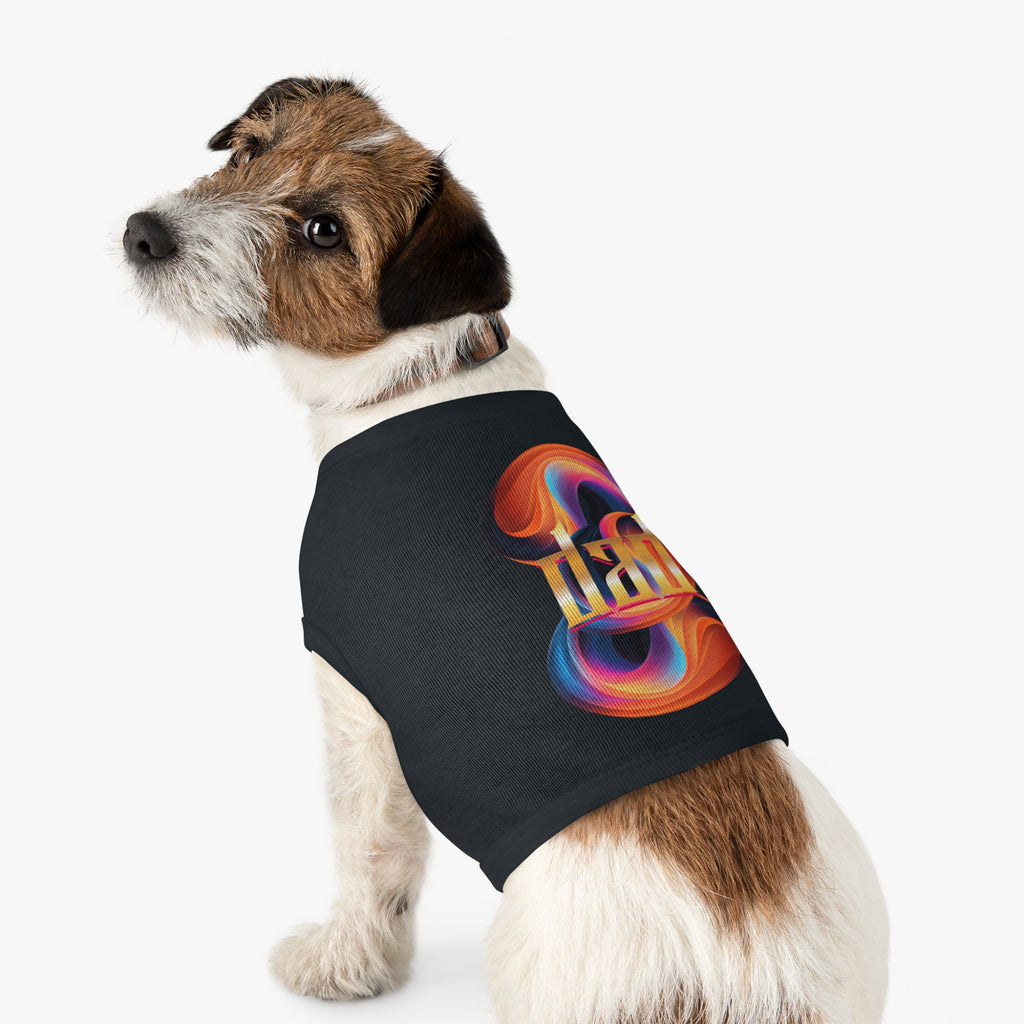 Vibrant Pet Tank Top with Colorful Design, Funny Pet Shirt, Dog Apparel, Cat Clothing, Pet Fashion, Summer Wear