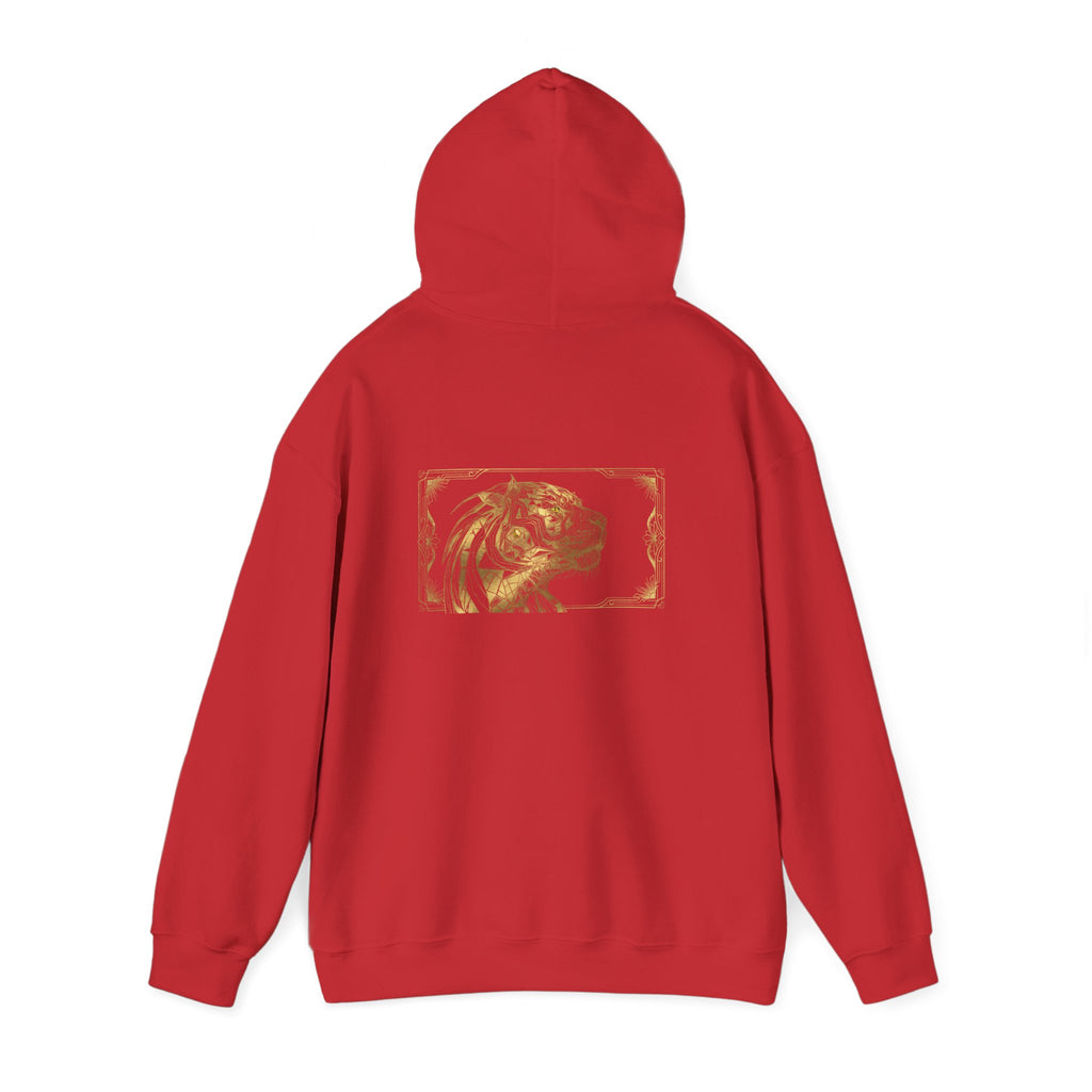 Leo Pride Hoodie — Gold Lion Art "Be Fierce" Sweatshirt