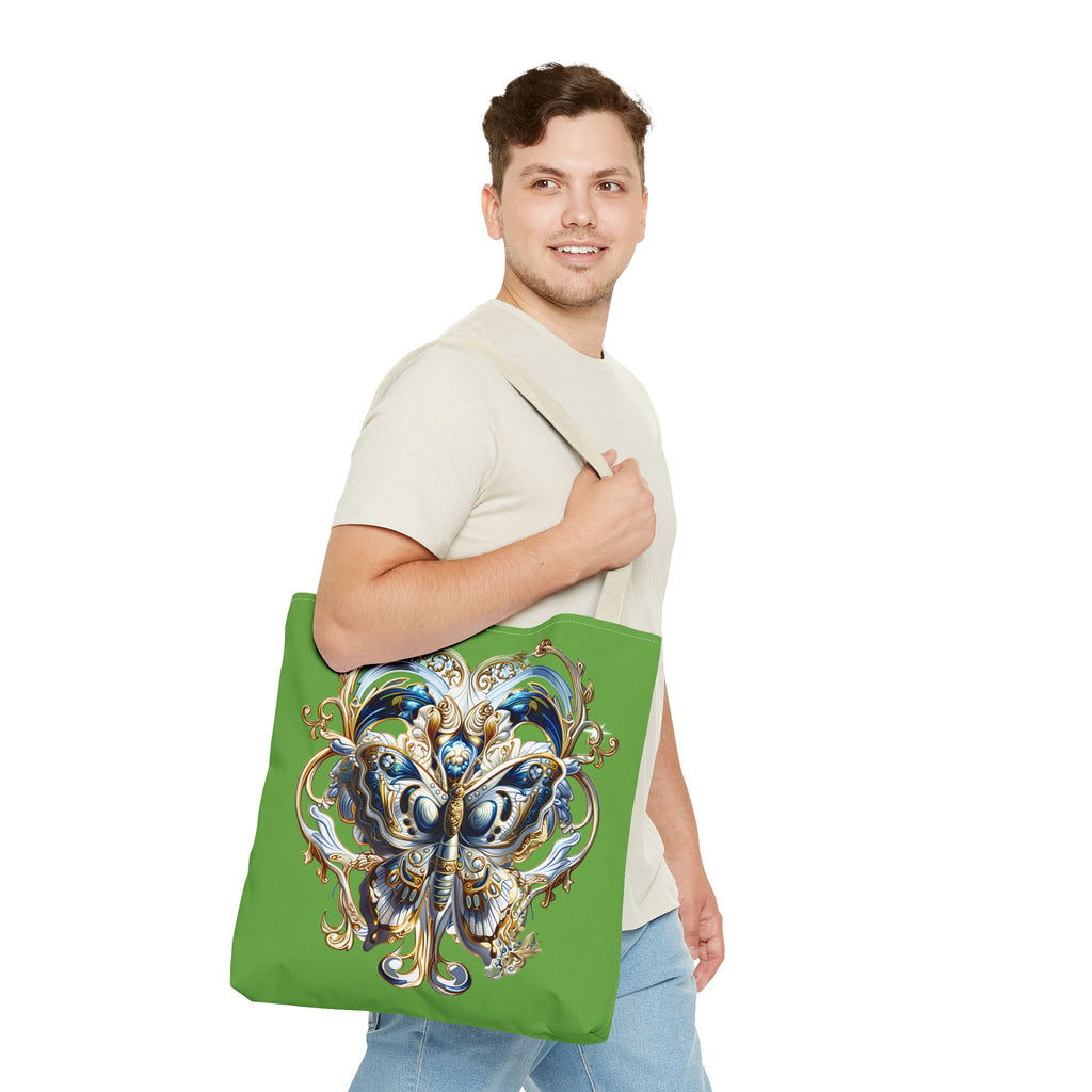 Butterfly Floral Tote Bag