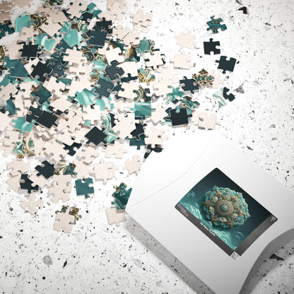 Intricate Mandala Puzzle - Unique 110, 252, 520, 1014-piece Jigsaw for Mindful Relaxation, Gift for Puzzle Lovers, Home Decor, Meditation