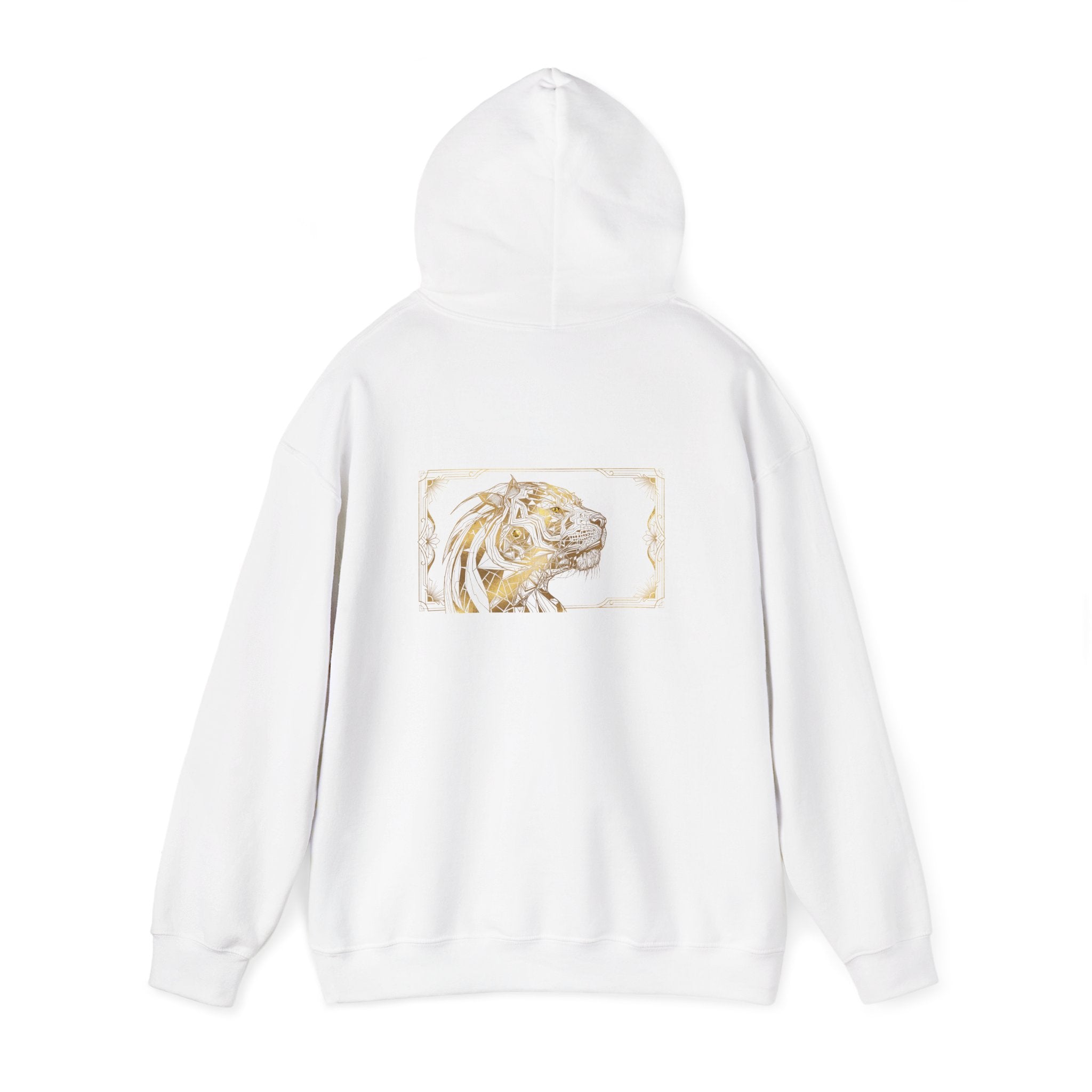 Leo Pride Hoodie — Gold Lion Art "Be Fierce" Sweatshirt