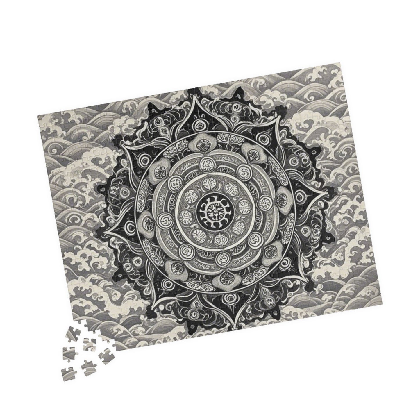 Intricate Mandala Puzzle | 110, 252, 520, 1014-Piece | Mindfulness Gift, Home Decor, Relaxation, Family Fun, Meditation