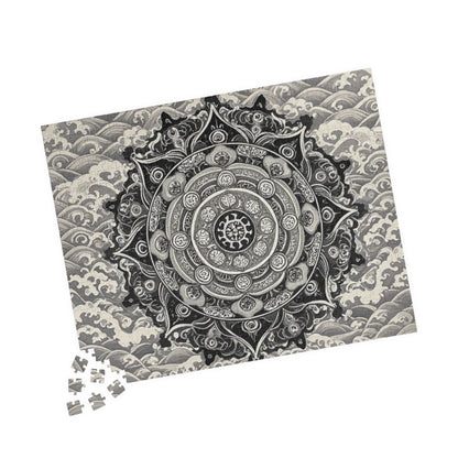 Intricate Mandala Puzzle | 110, 252, 520, 1014-Piece | Mindfulness Gift, Home Decor, Relaxation, Family Fun, Meditation