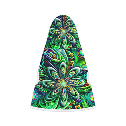 Vibrant Floral Pet Hoodie  Colorful Cat Apparel, Cute Pet Costume, Unique Pet Gift, Stylish Animal Clothing