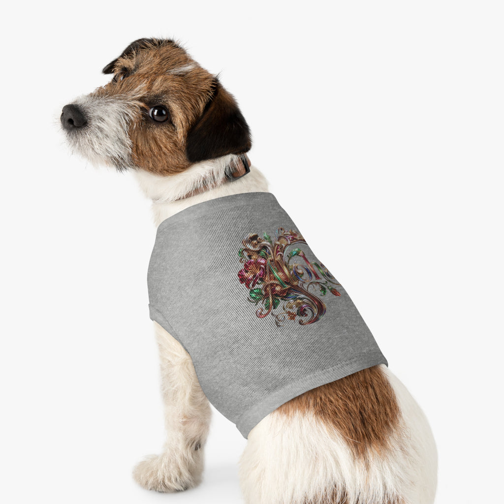 Aloha Floral Pet Tank Top — Tropical Dog Shirt