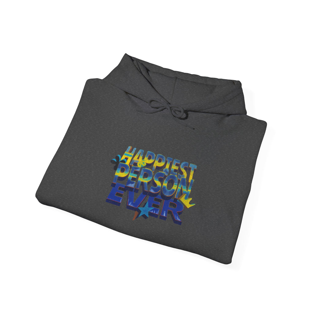 Happy Person Hoodie — Colorful Psychedelic Eye Art Pullover
