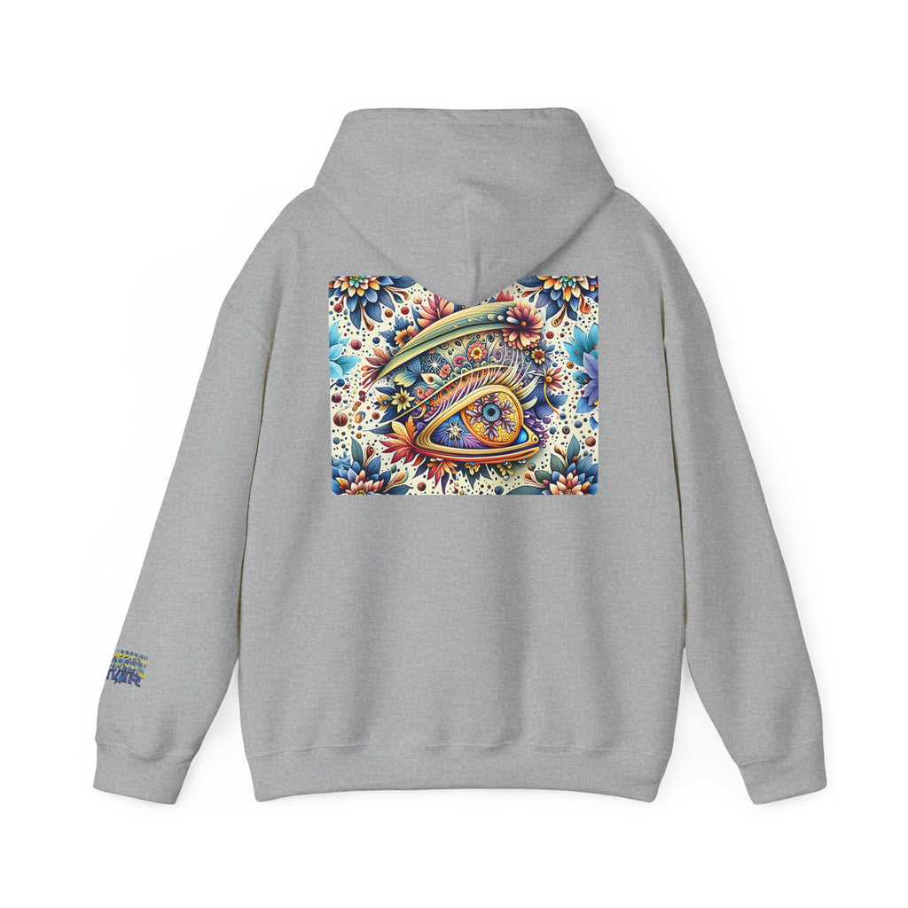 Happy Person Hoodie — Colorful Psychedelic Eye Art Pullover
