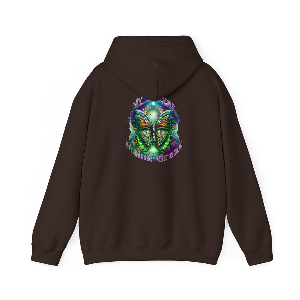Enchanted Butterfly Hoodie - Cozy Unisex Sweatshirt, Nature Lover Gift, Cool Streetwear, Eco-Friendly Apparel, Festival Wear