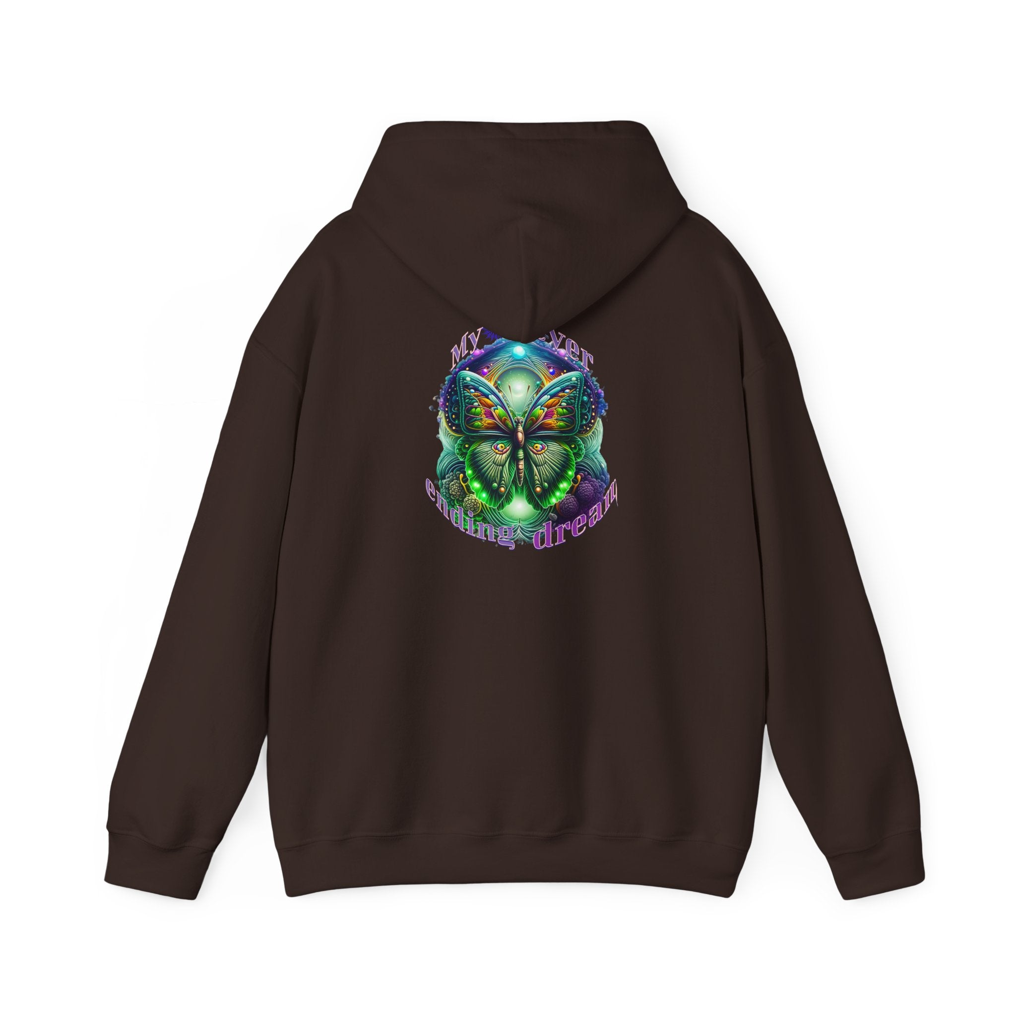 Enchanted Butterfly Hoodie - Cozy Unisex Sweatshirt, Nature Lover Gift, Cool Streetwear, Eco-Friendly Apparel, Festival Wear