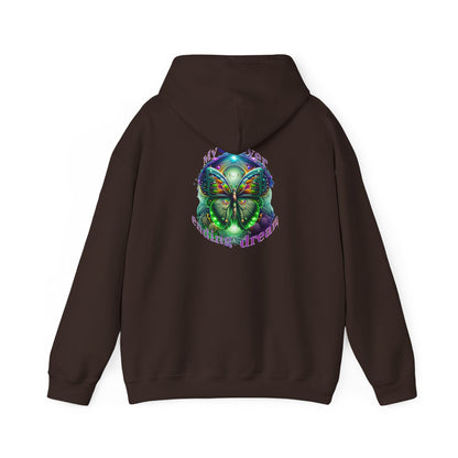 Enchanted Butterfly Hoodie - Cozy Unisex Sweatshirt, Nature Lover Gift, Cool Streetwear, Eco-Friendly Apparel, Festival Wear
