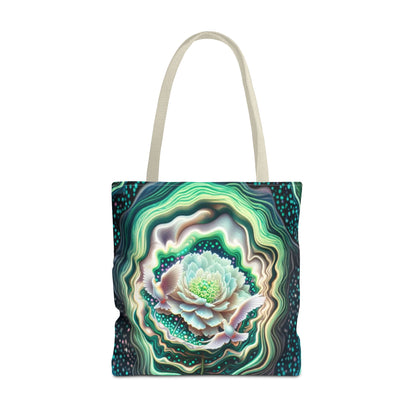 Floral Pattern Tote Bag, Eco-Friendly Shopping Bag, Art Tote, Gift for Mom, Beach Bag, Boho Flower Bag