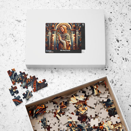 Puzzle of Serenity | Religious Art Puzzle, Jigsaw Puzzle for Meditation, Spiritual Gift, Home Decor, Mindfulness Activity