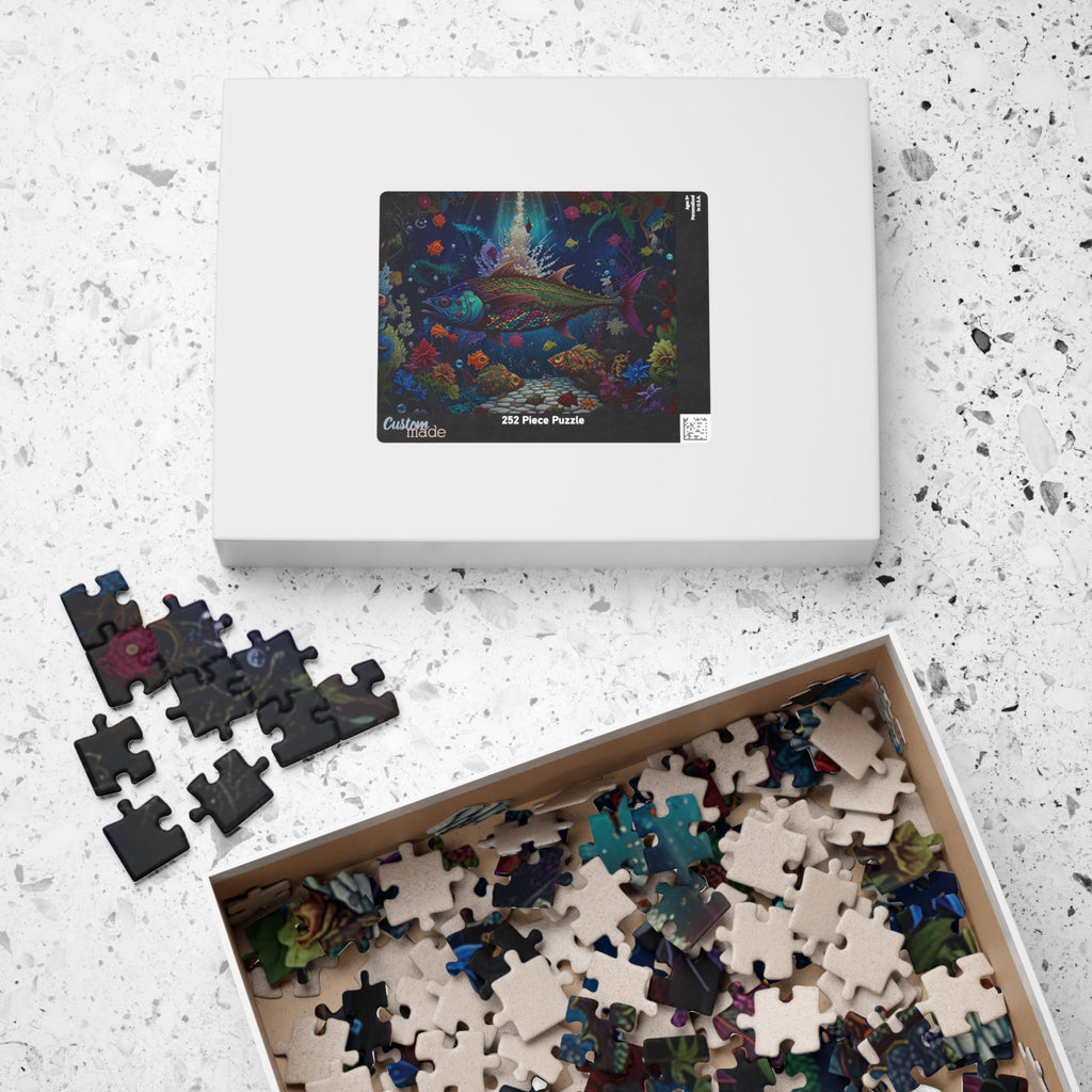 Underwater Wonderland Puzzle - Relaxing Ocean Scene, Mindful Activity, Family Game, Gift for Ocean Lovers, Home Decor