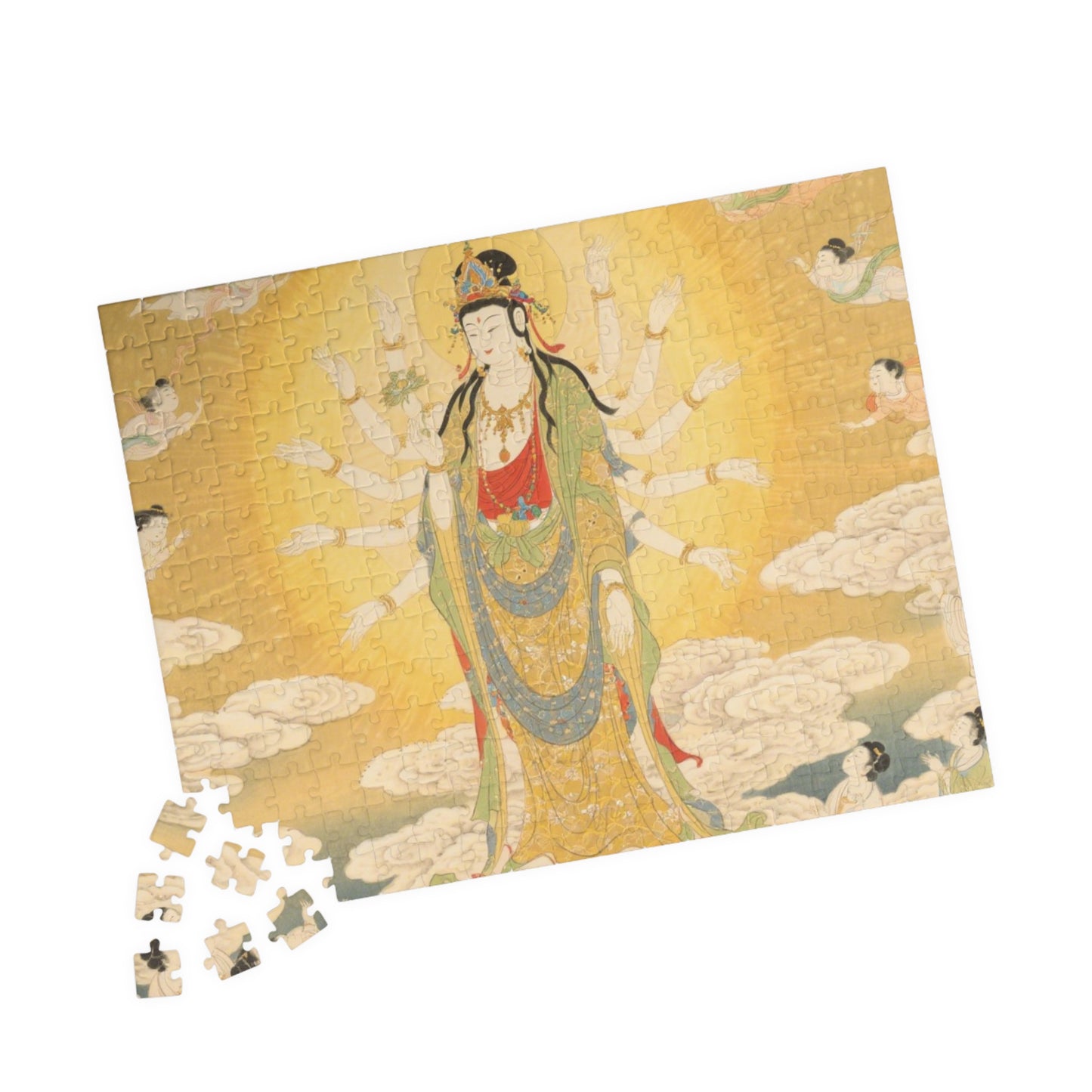 Serene Buddha Puzzle - 1014 Piece, Meditation Art, Perfect Gift for Mindfulness, Family Bonding Activity, Home Decor