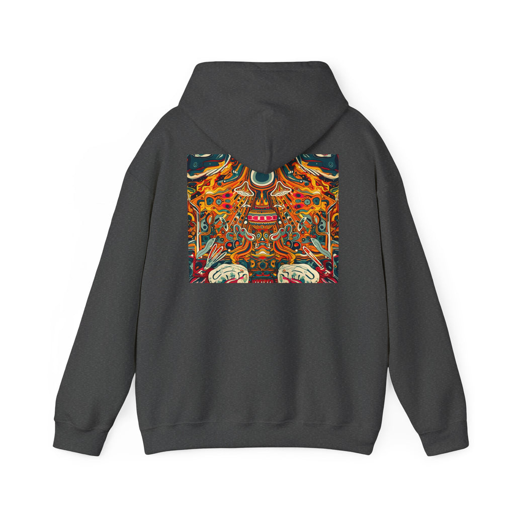 Psychedelic Abstract Hoodie – Vibrant Trippy Art Pullover