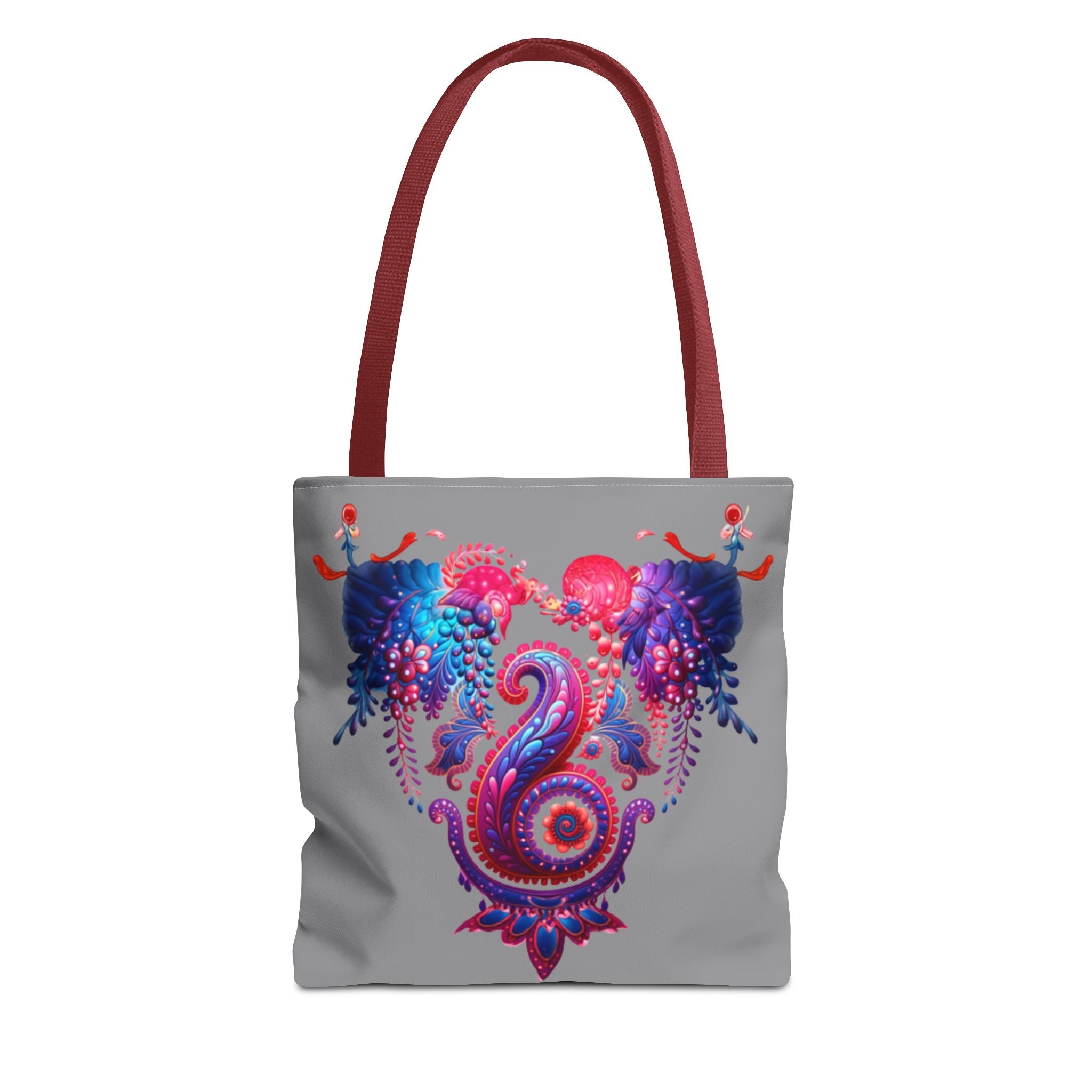Vibrant Art Tote Bag, Colorful Beach Tote, Gift for Her, Bohemian Floral Bag, Eco-Friendly Shopping Bag, Festival Accessory