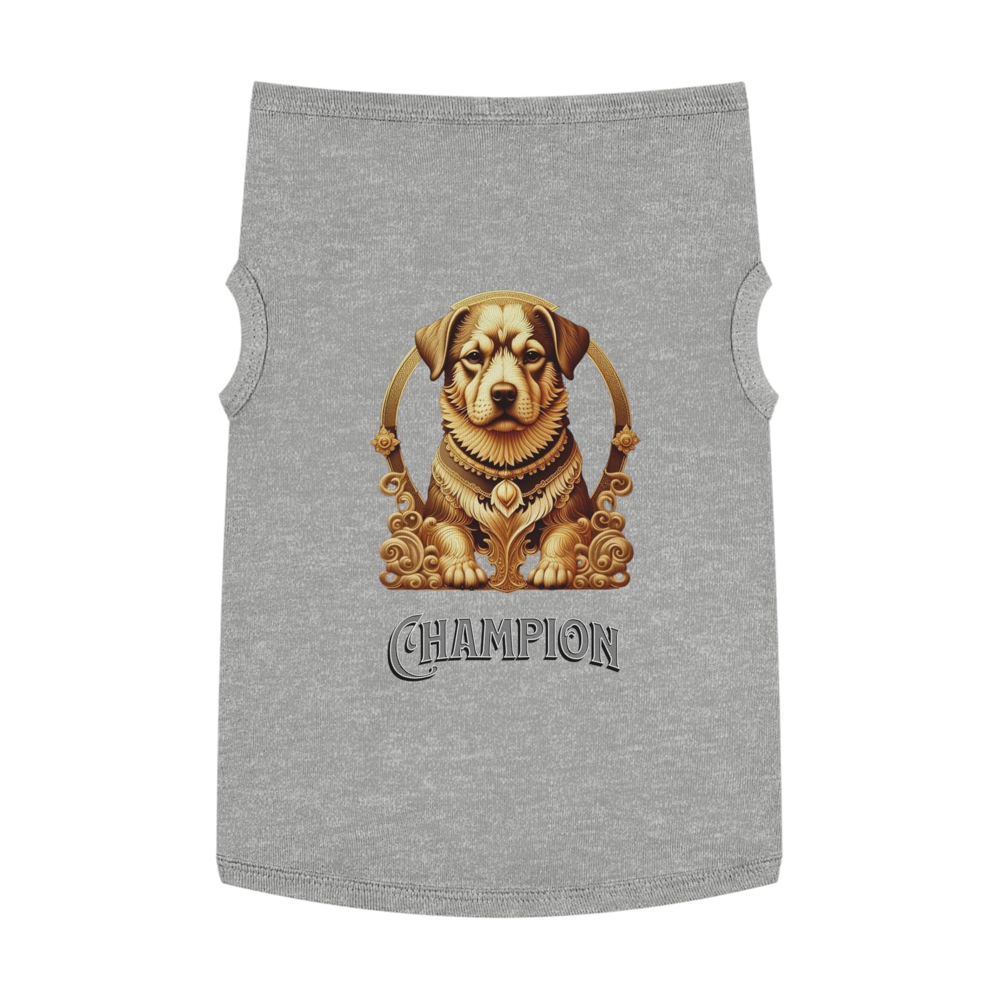 Champion Pet Tank Top for Dogs, Stylish Dog Apparel, Pet Summer Wear, Dog Costume, Gift for Dog Lovers