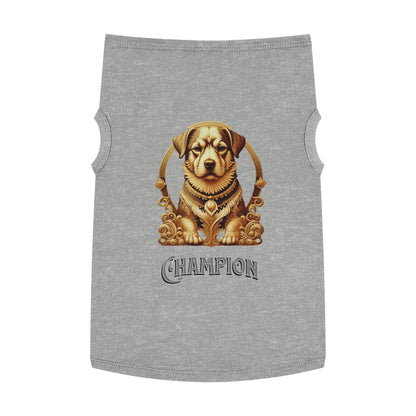 Champion Pet Tank Top for Dogs, Stylish Dog Apparel, Pet Summer Wear, Dog Costume, Gift for Dog Lovers