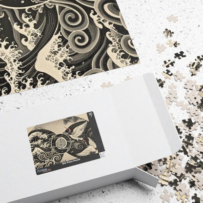 Elegant Crane Puzzle - Serene Artwork for Relaxation and Family Fun, Unique Gift for Puzzle Lovers, Home Decor, Mindfulness Activity, [...]