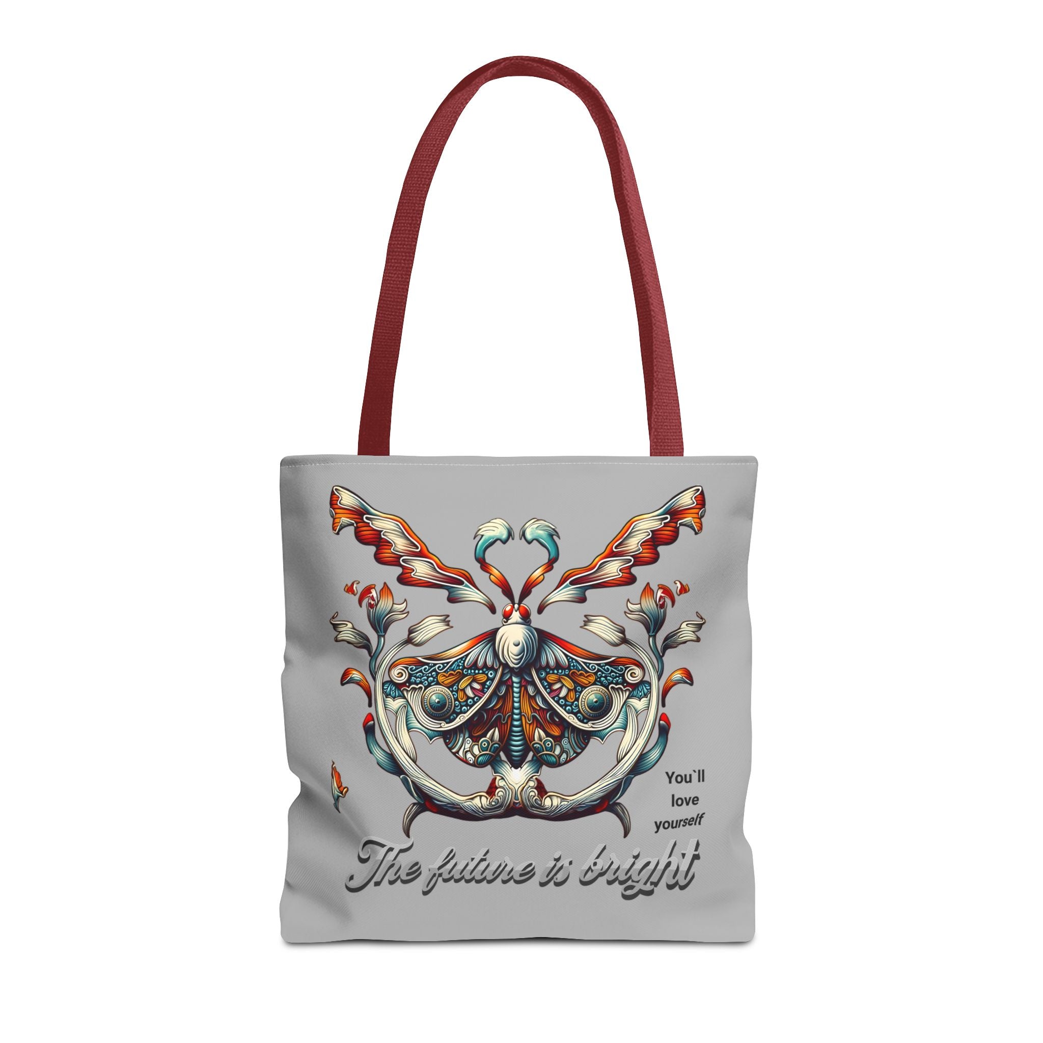 Tote Bag — 'The Future Is Bright' Decorative Butterfly Tote