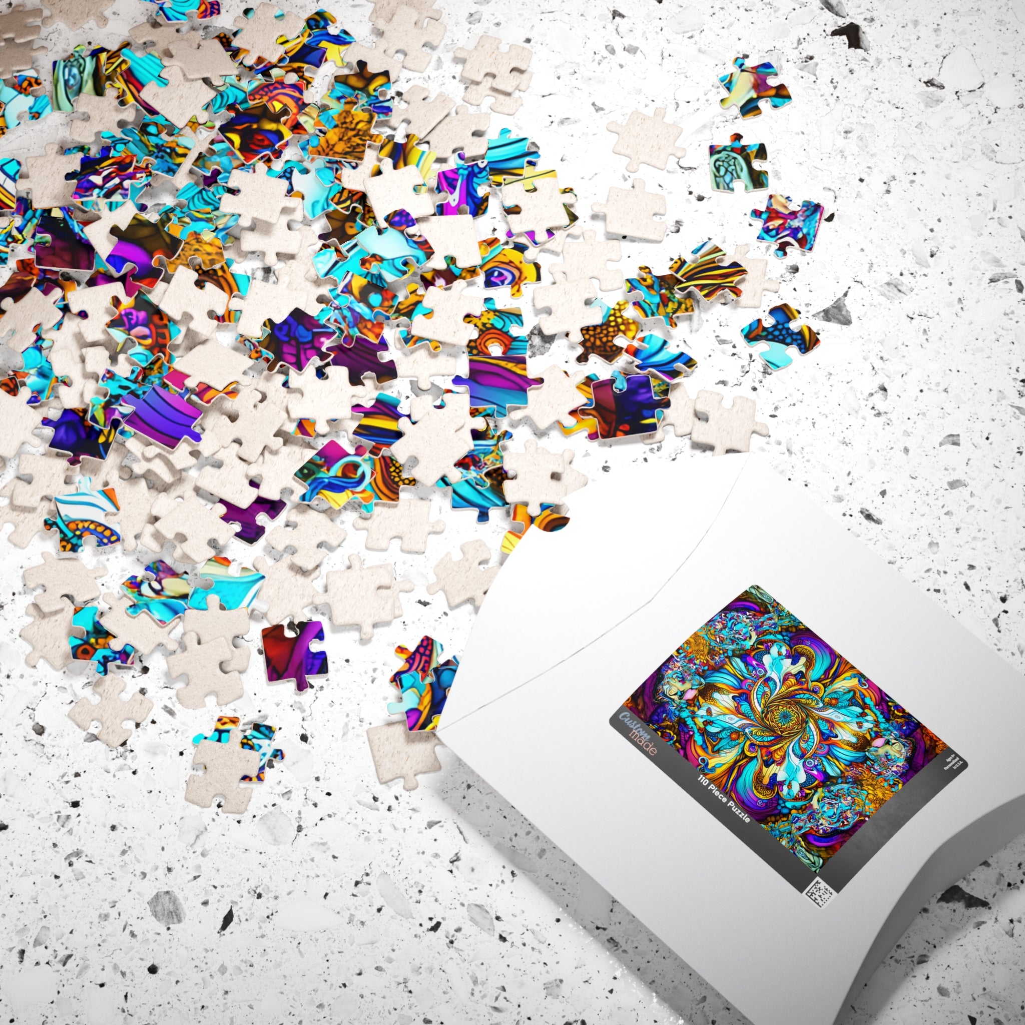 Vibrant Art Puzzle – 110, 252, 520, 1014-piece Jigsaw, Colorful Home Decor, Unique Gift for Puzzle Lovers, Family Fun Activity, Art [...]