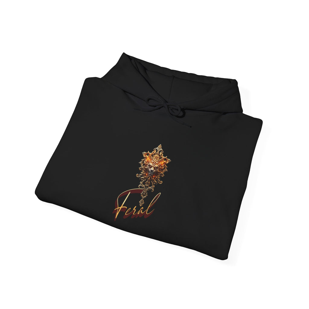 Leo Pride Hoodie — Gold Lion Art "Be Fierce" Sweatshirt