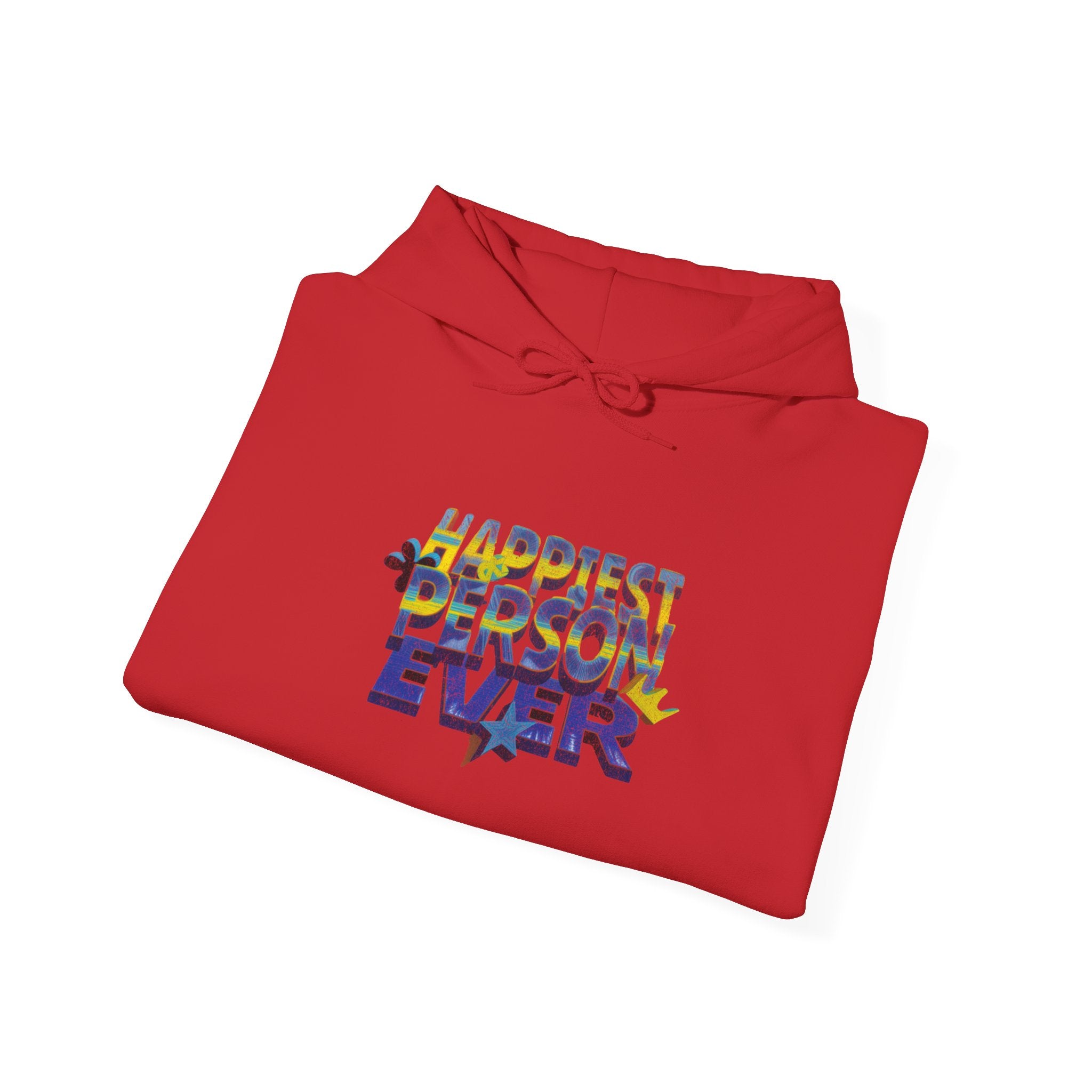 Happy Person Hoodie — Colorful Psychedelic Eye Art Pullover