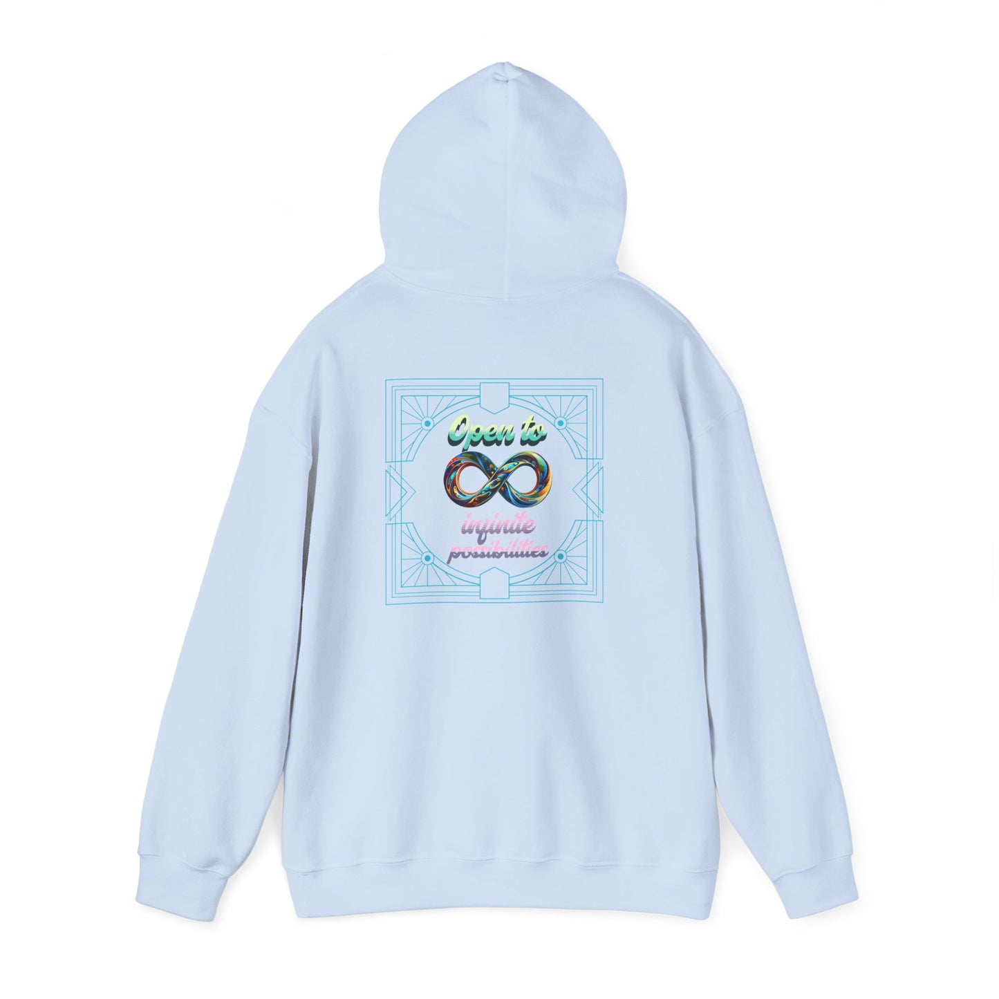Infinite Possibilities Unisex Heavy Blend Hooded Sweatshirt, Cozy Hoodie, Gift for Her/Him, Casual Wear, Inspirational Sweatshirt