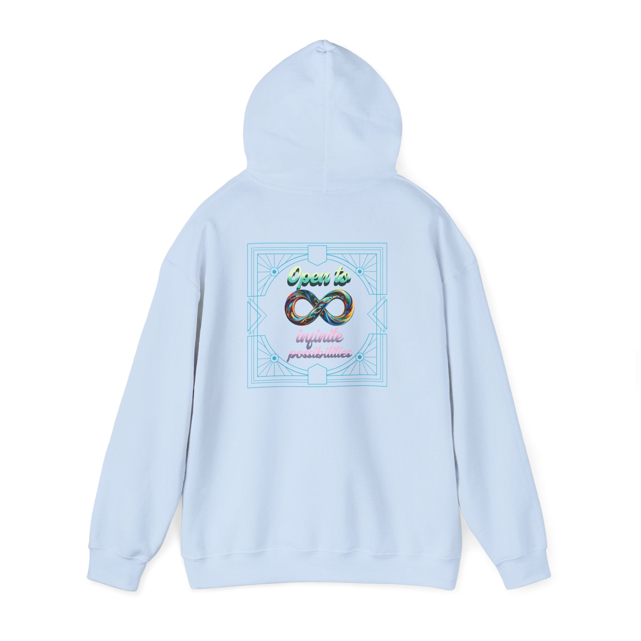 Infinite Possibilities Unisex Heavy Blend Hooded Sweatshirt, Cozy Hoodie, Gift for Her/Him, Casual Wear, Inspirational Sweatshirt