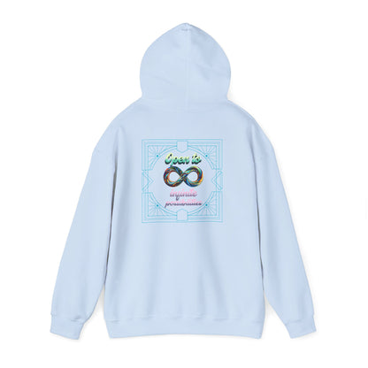 Infinite Possibilities Unisex Heavy Blend Hooded Sweatshirt, Cozy Hoodie, Gift for Her/Him, Casual Wear, Inspirational Sweatshirt