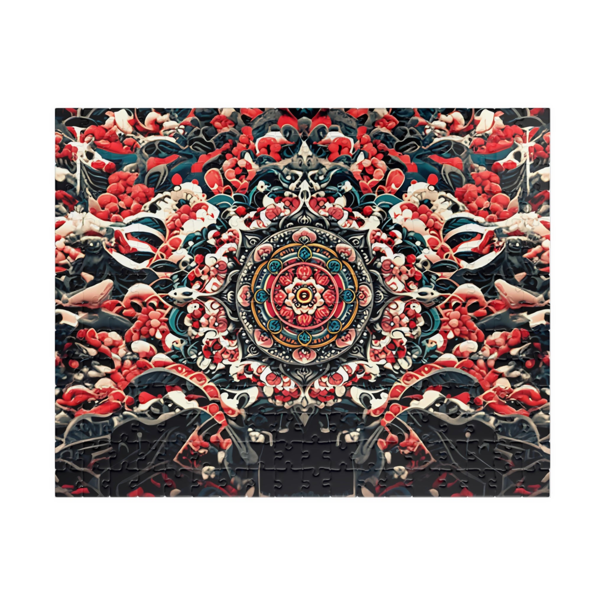 Mandala Puzzle Set - Meditation Gift and Family Game Night Activity