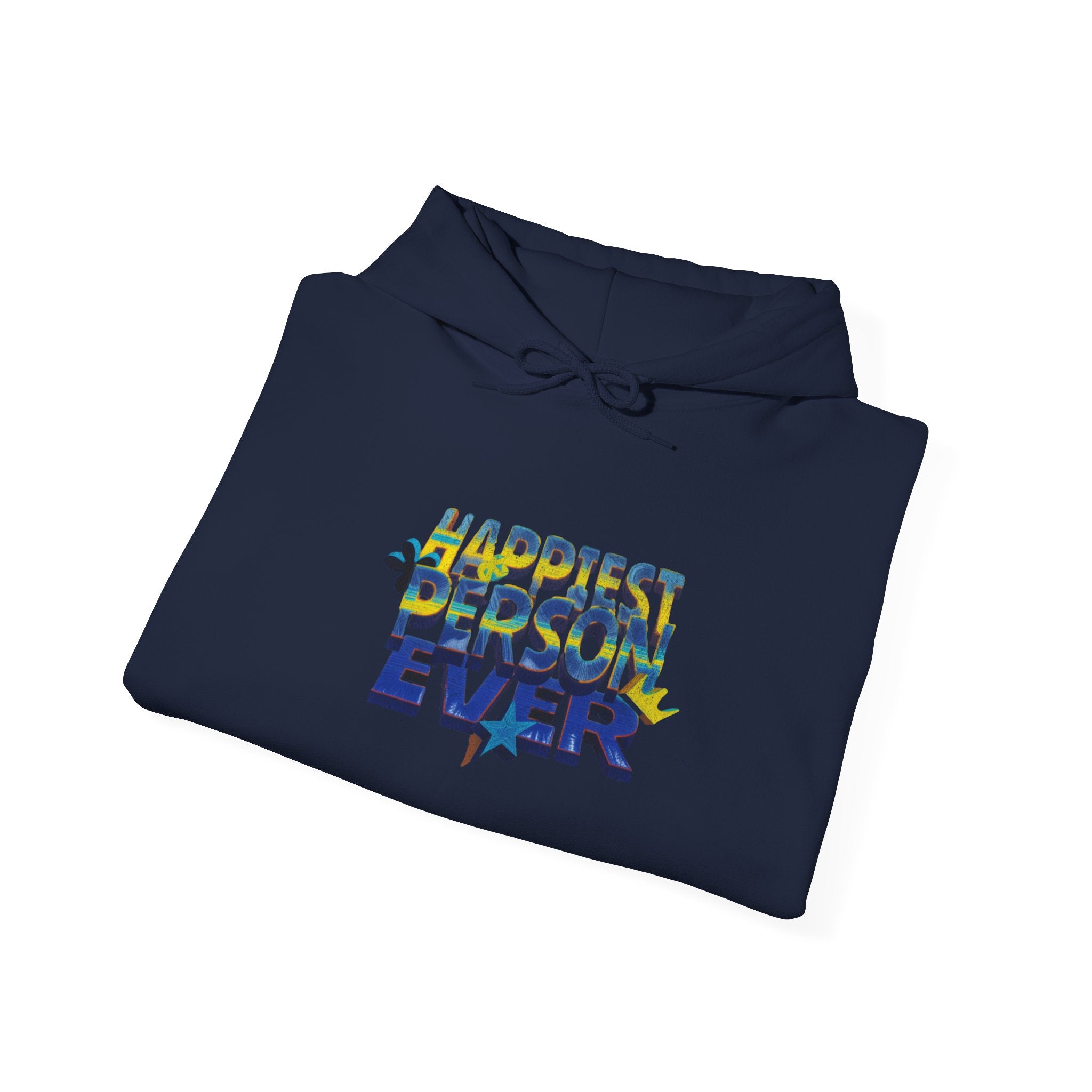 Happy Person Hoodie — Colorful Psychedelic Eye Art Pullover