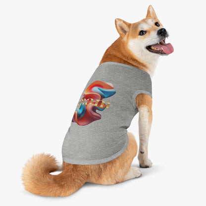 Colorful Pet Tank Top for Summer Fun, Pet Apparel, Dog Fashion, Cute Dog Clothes, Gifts for Pet Lovers