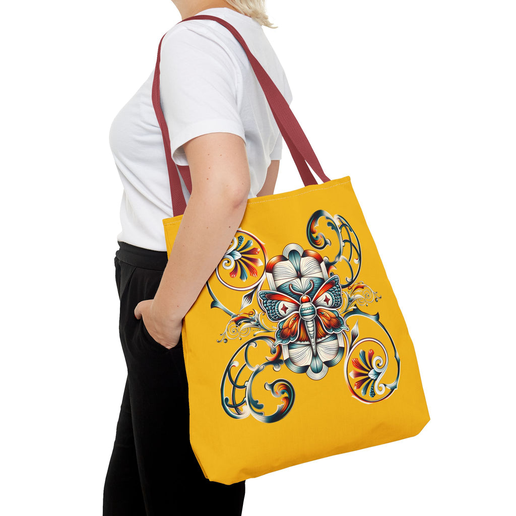 Butterfly Heart Tote Bag