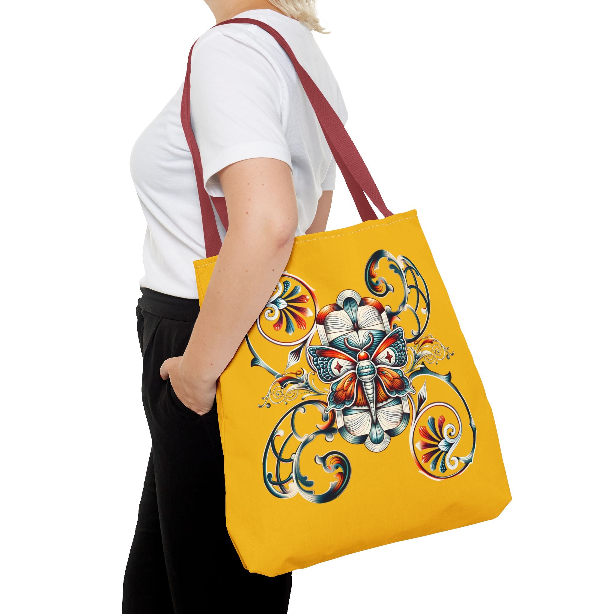 Butterfly Heart Tote Bag