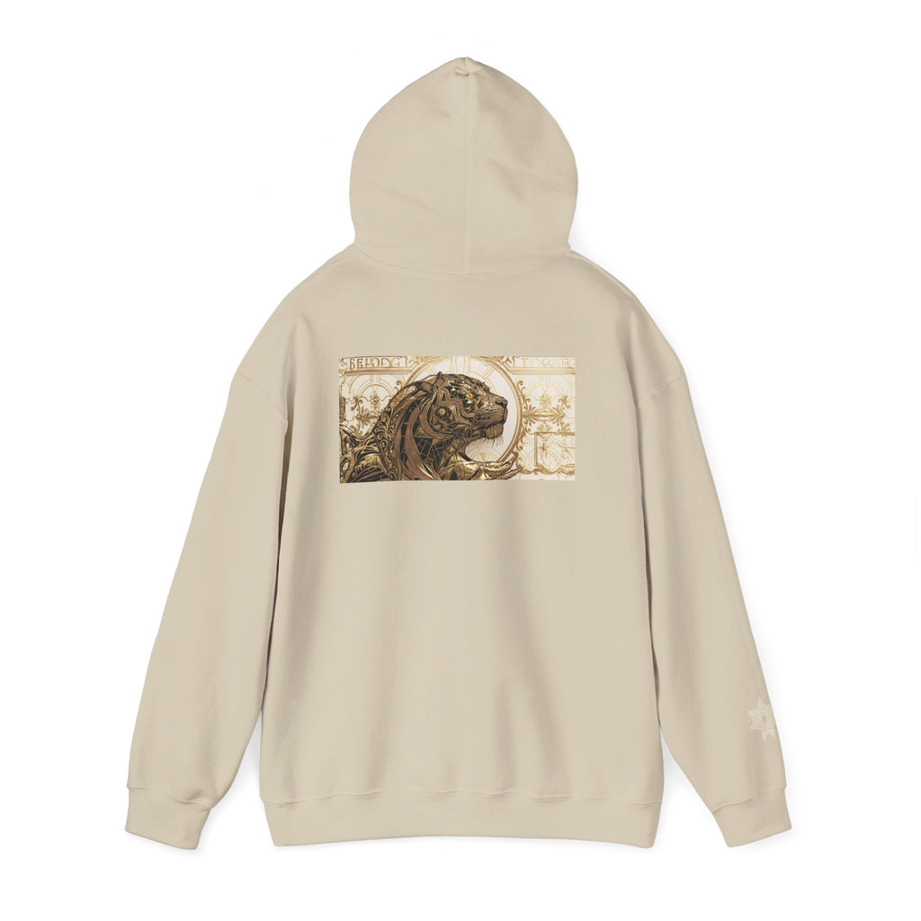 Hoodie — Vintage Steampunk Lion Crest Back Print