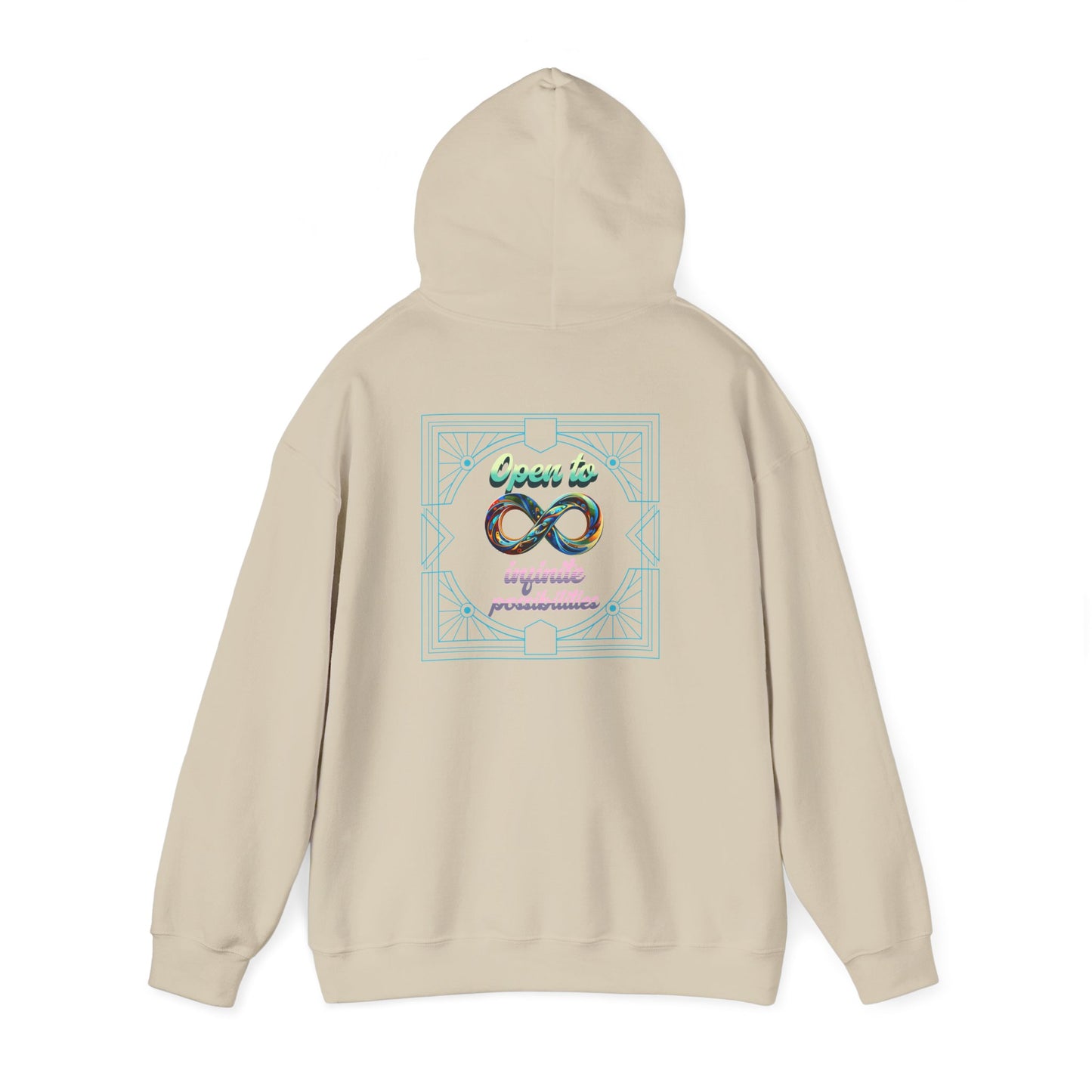 Infinite Possibilities Unisex Heavy Blend Hooded Sweatshirt, Cozy Hoodie, Gift for Her/Him, Casual Wear, Inspirational Sweatshirt