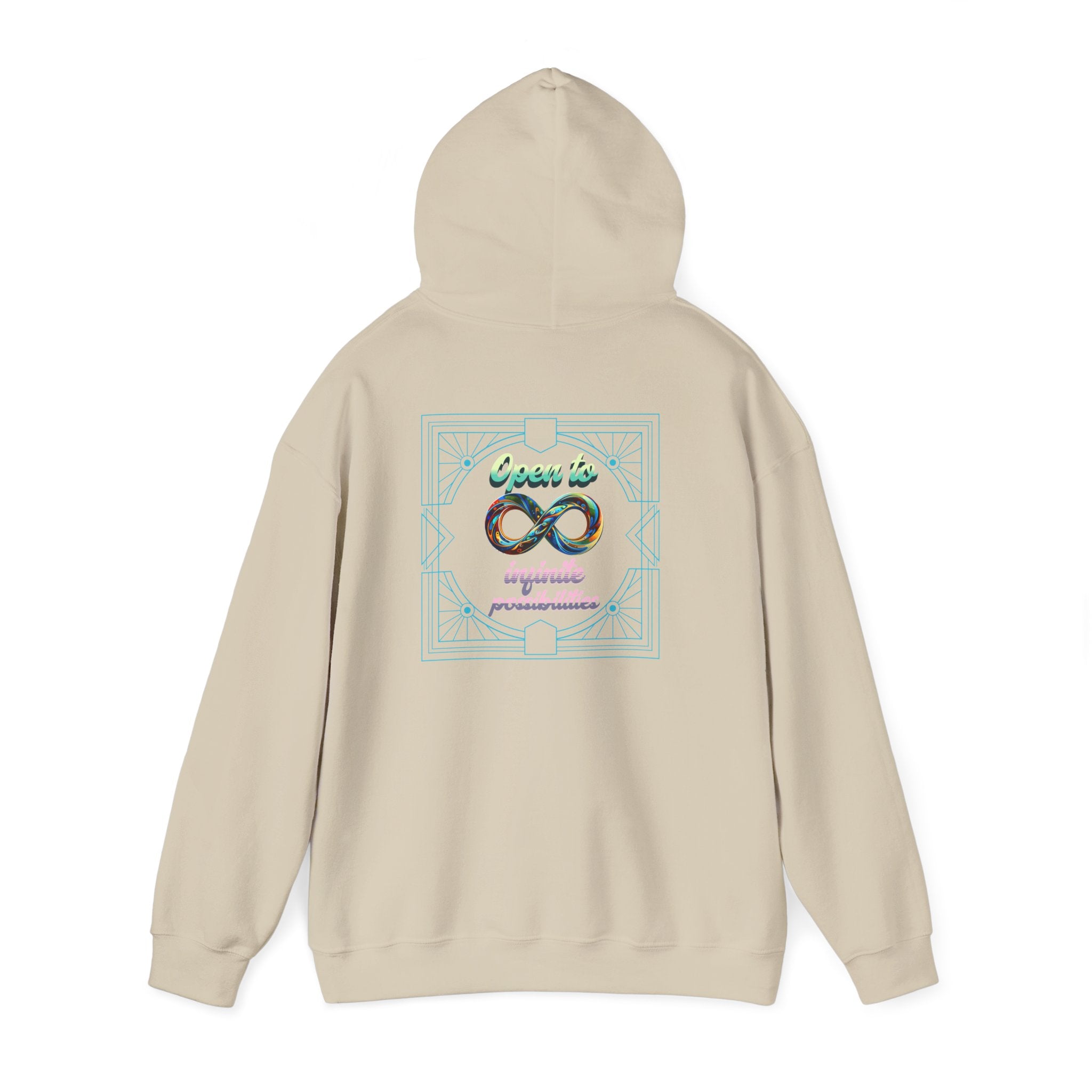 Infinite Possibilities Unisex Heavy Blend Hooded Sweatshirt, Cozy Hoodie, Gift for Her/Him, Casual Wear, Inspirational Sweatshirt