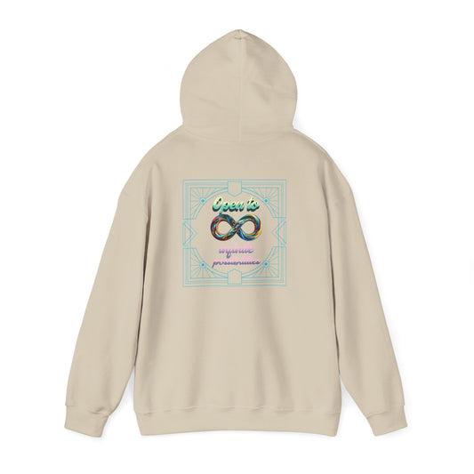 Infinite Possibilities Unisex Heavy Blend Hooded Sweatshirt, Cozy Hoodie, Gift for Her/Him, Casual Wear, Inspirational Sweatshirt