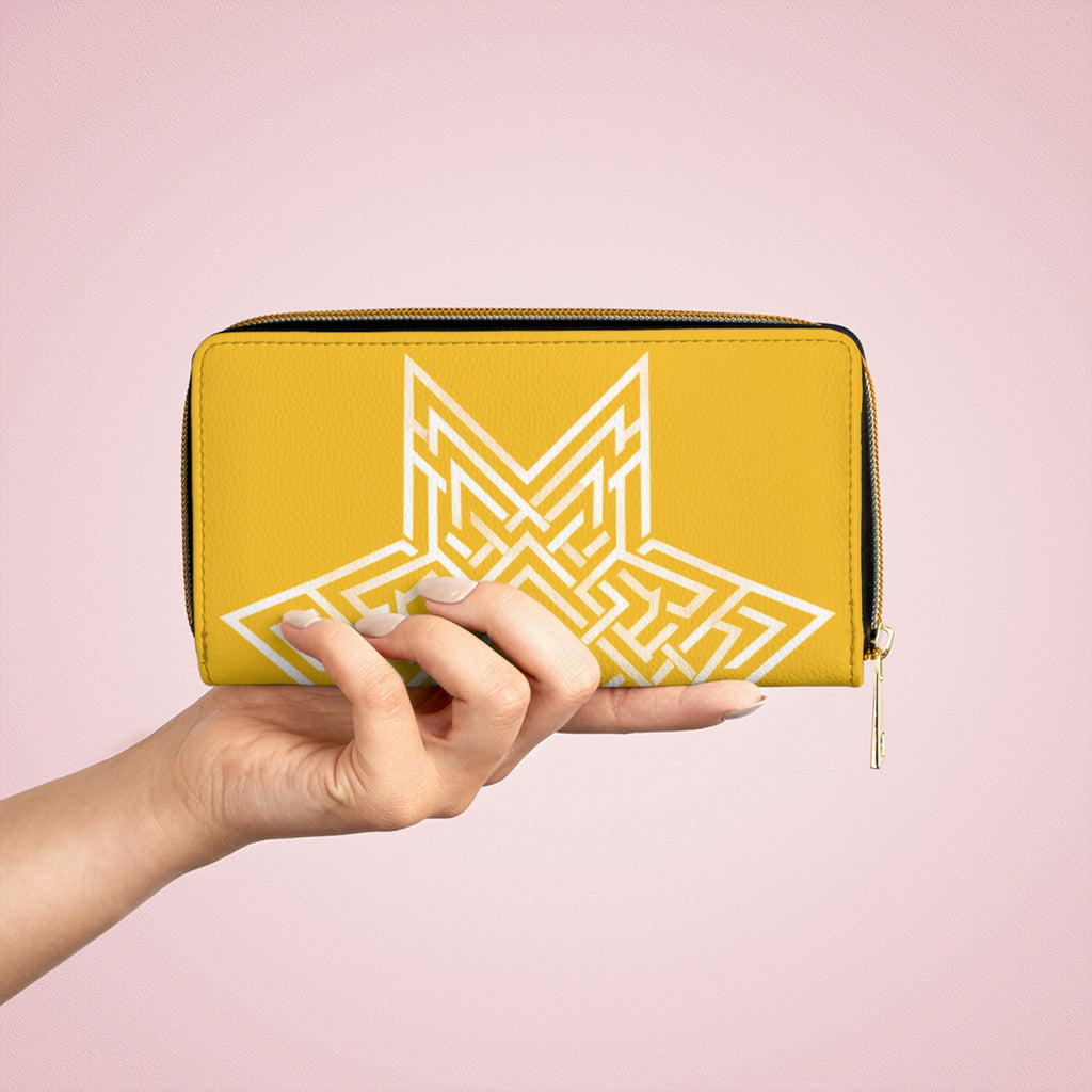 Endless Stars Zipper Wallet — Celestial Zip Wallet for Cards & Cash