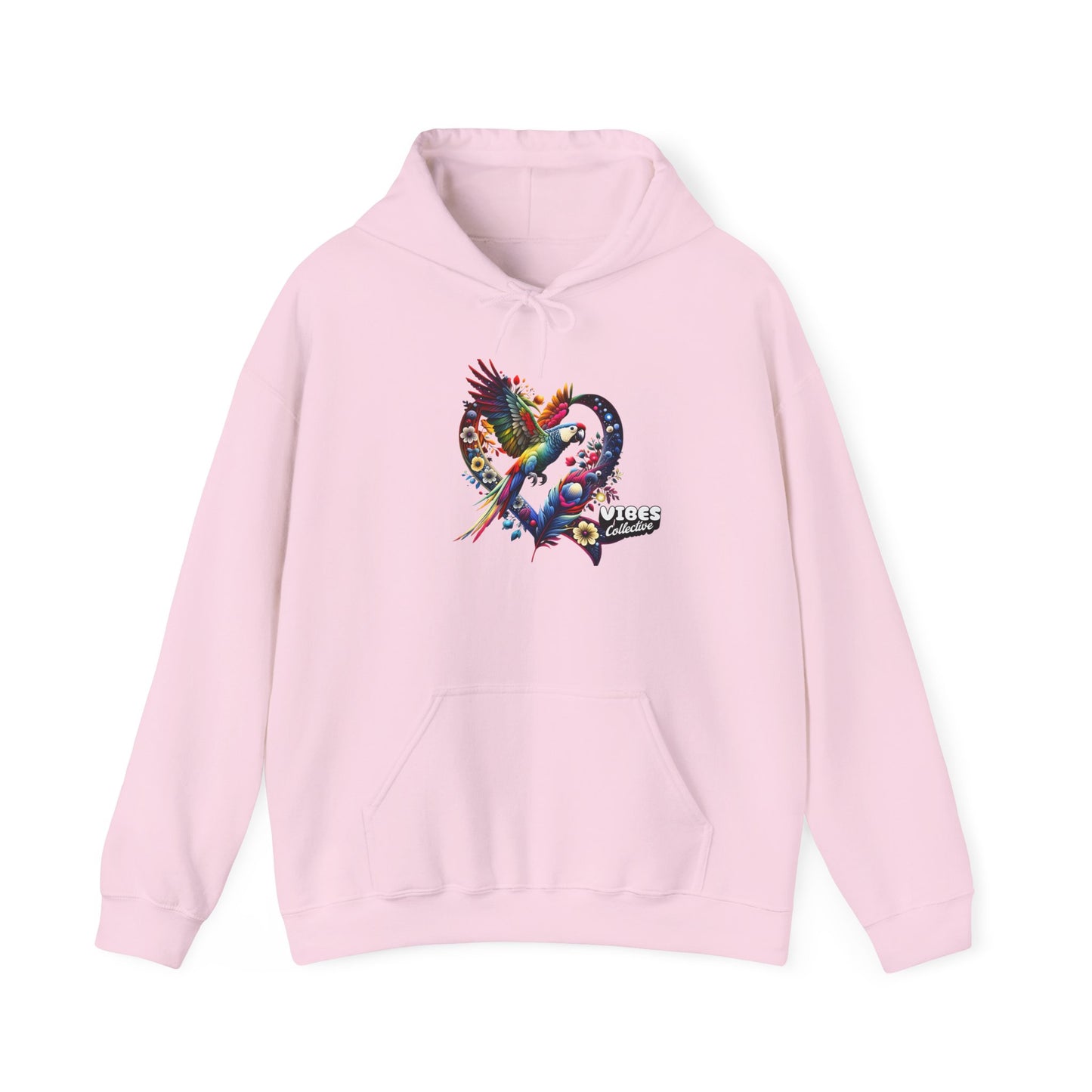 Colorful Heart Design Unisex Hoodie, Cozy Sweatshirt for Everyday Wear, Gift for Him/Her, Perfect for Valentine's Day, Casual Layering