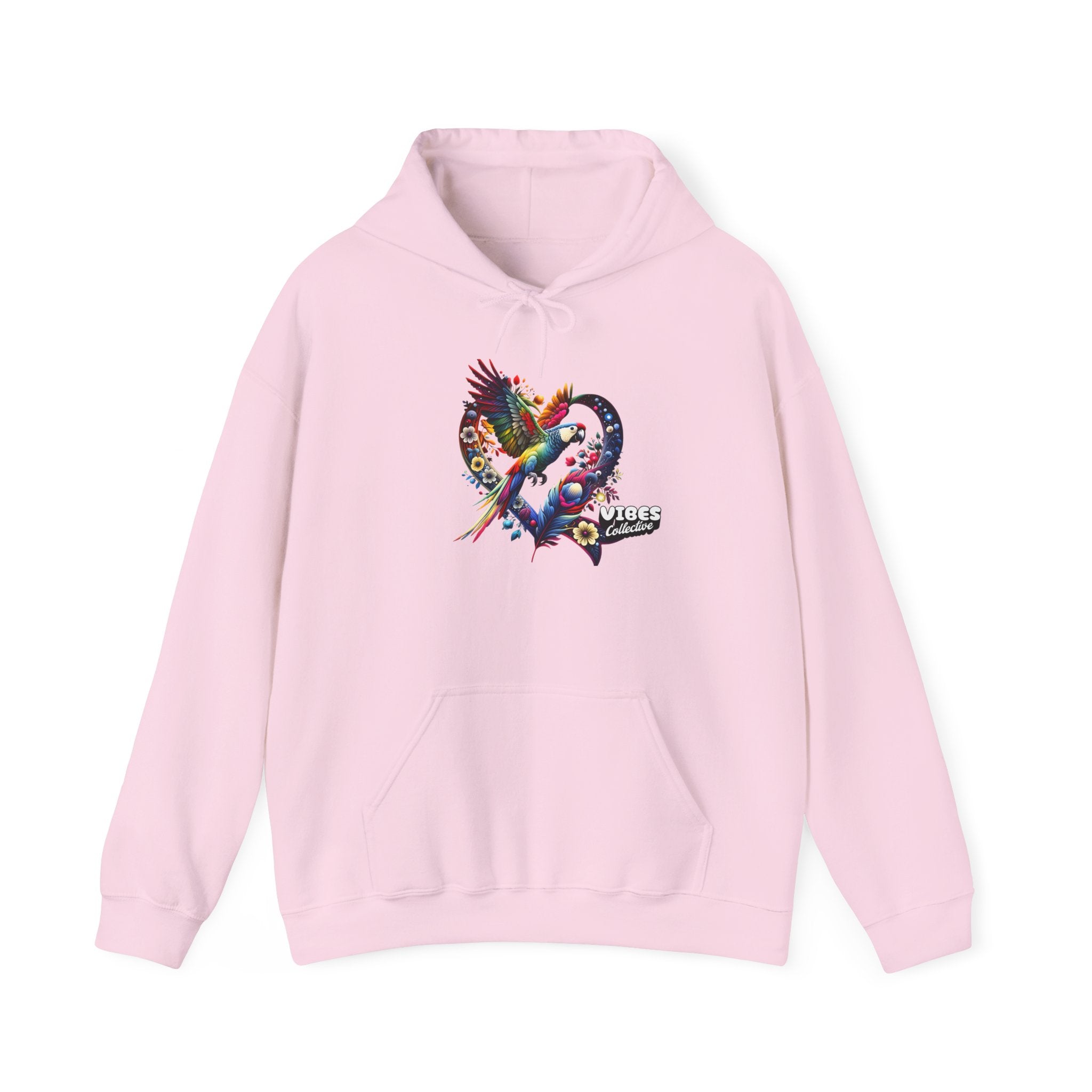 Colorful Heart Design Unisex Hoodie, Cozy Sweatshirt for Everyday Wear, Gift for Him/Her, Perfect for Valentine's Day, Casual Layering