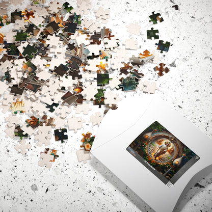Spiritual Art Puzzle – 110, 252, 520, 1014-Pieces, Puzzle Gift, Meditation Decor, Mindfulness Activity, Unique Home Decor