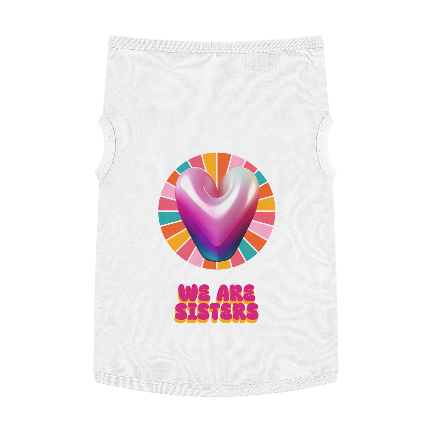 Joyful Pet Tank Top | We Are Sisters | Fun Dog Apparel, Summer Pet Wear, Cute Pet Gifts, Pet Fashion