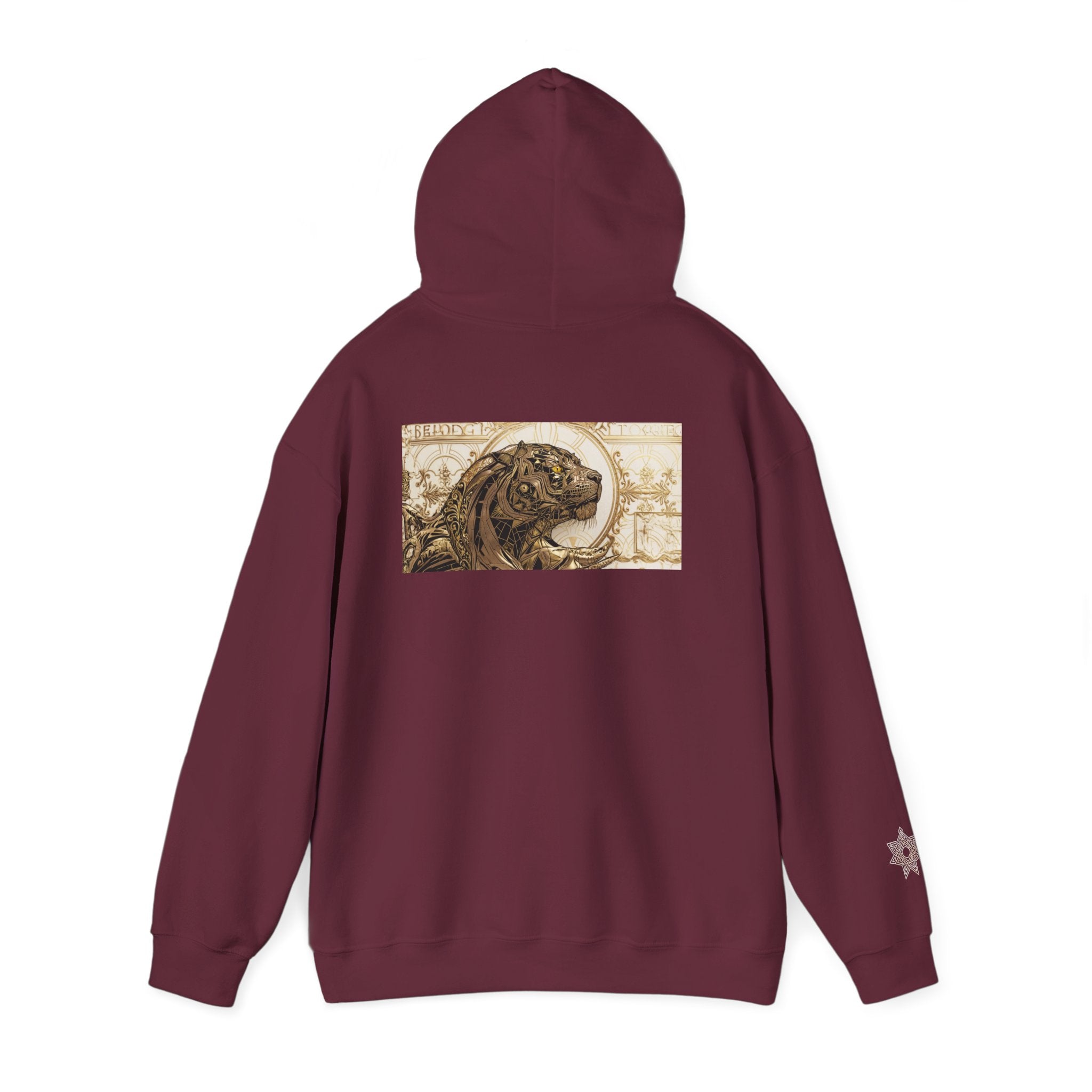 Hoodie — Vintage Steampunk Lion Crest Back Print