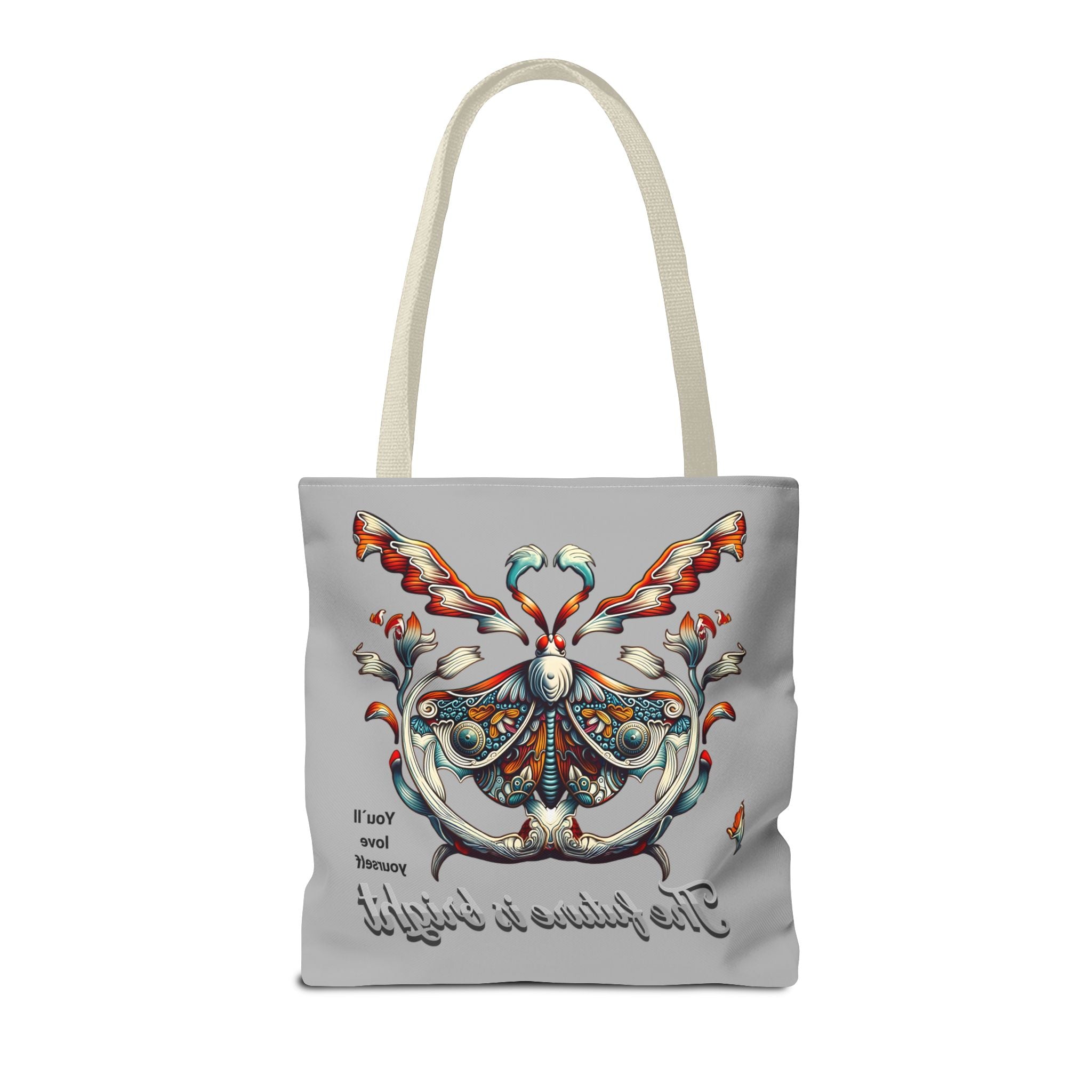 Tote Bag — 'The Future Is Bright' Decorative Butterfly Tote